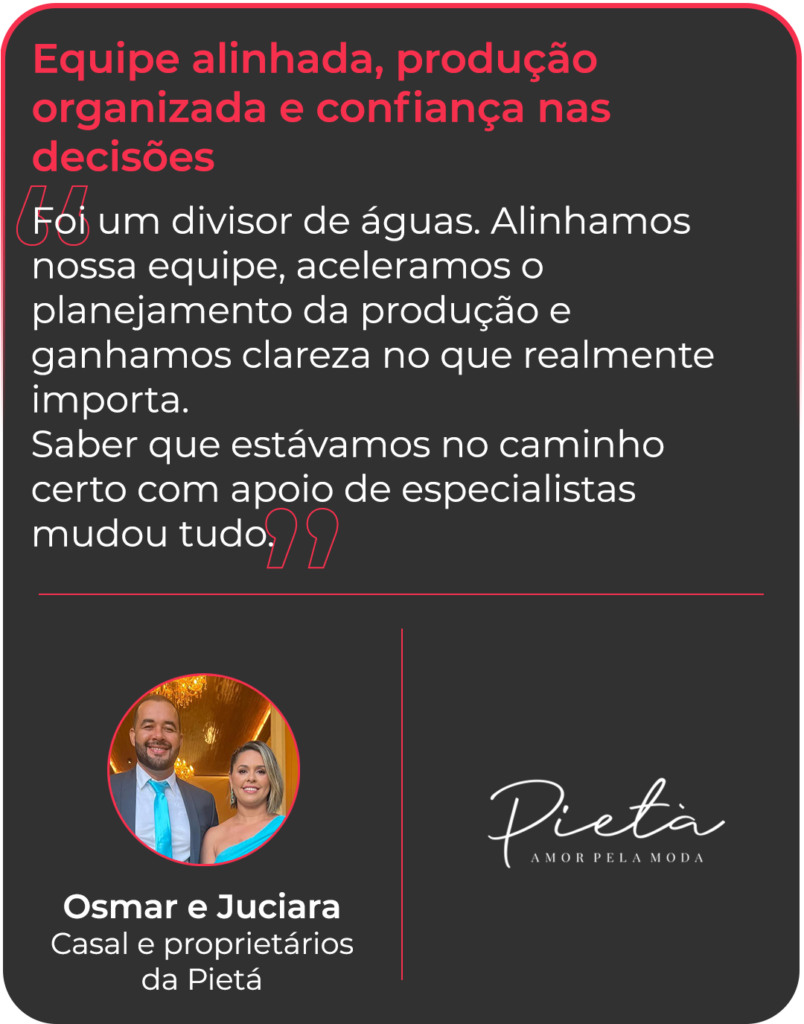 Organizar Produção na Confecção