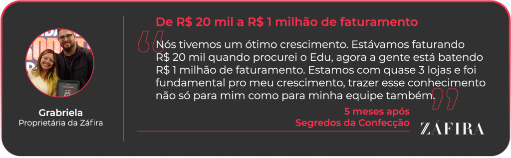 Aumentar faturamento na Confecção